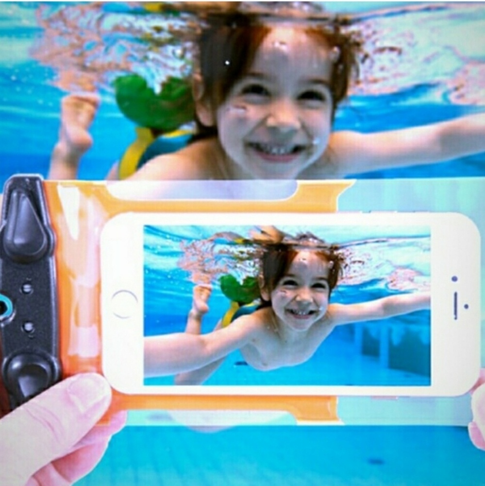 X2 waterproof Swimming Pouch sport cell phone case